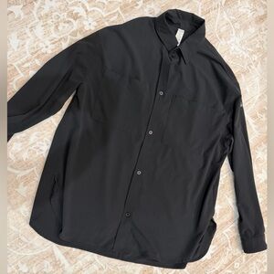 ALO Cotton real deal button up long sleeve